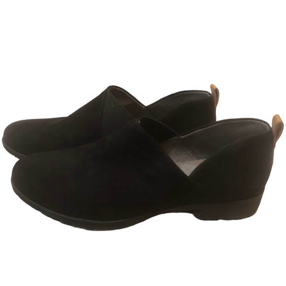 NWOT Dr Scholl’s Riollin Black Ankle Booties Size 8 Faux Suede Women’s - Picture 2 of 10